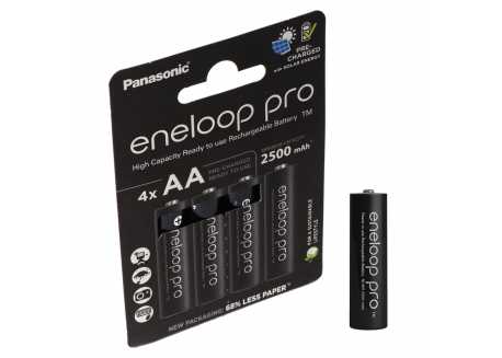 Panasonic Eneloop Pro AA 2500 mAh BK-3HCDE/4CP 4ks